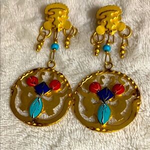 Lunch at the Ritz Post Dangle Earrings